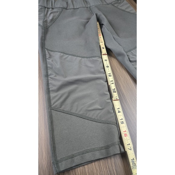5.11 Tactical Cropped Leggings Raven Range Green Women's Medium Belt‎ Loops - Picture 6 of 9